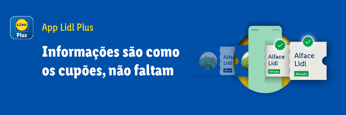 Aplicativo Lidl Plus com cupons Lidl.