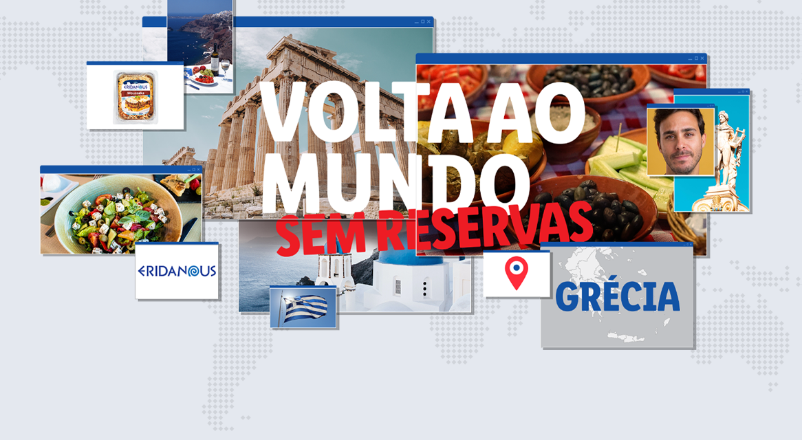 Comida grega, produtos Kridanus e viagens na Grécia.