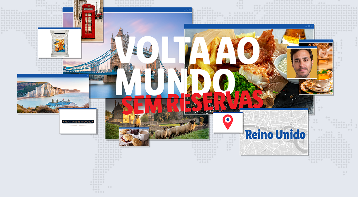 Peixe e batatas fritas, Reino Unido, viagens.