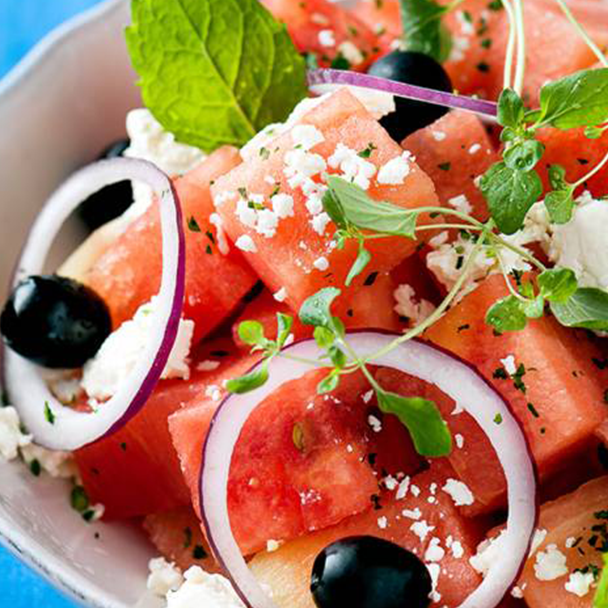 Salada de Melancia com Feta