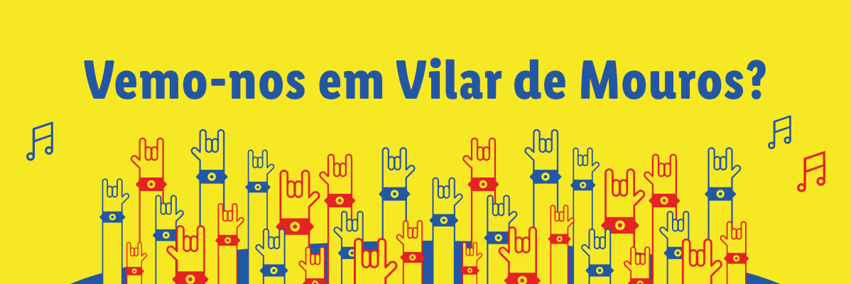 Festival de música em Vila de Mouros: mãos para cima.
