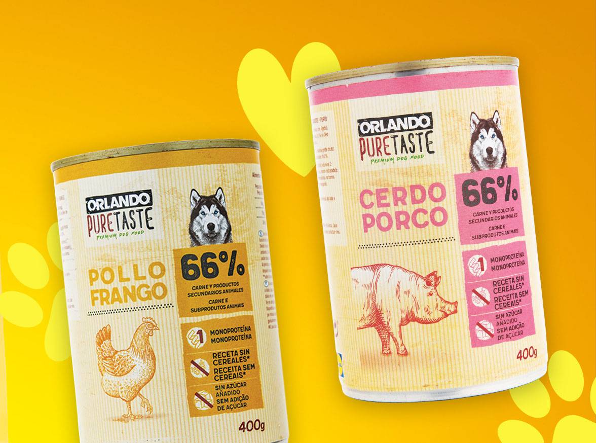 Alimento Húmido para Cão Orlando Pure Taste